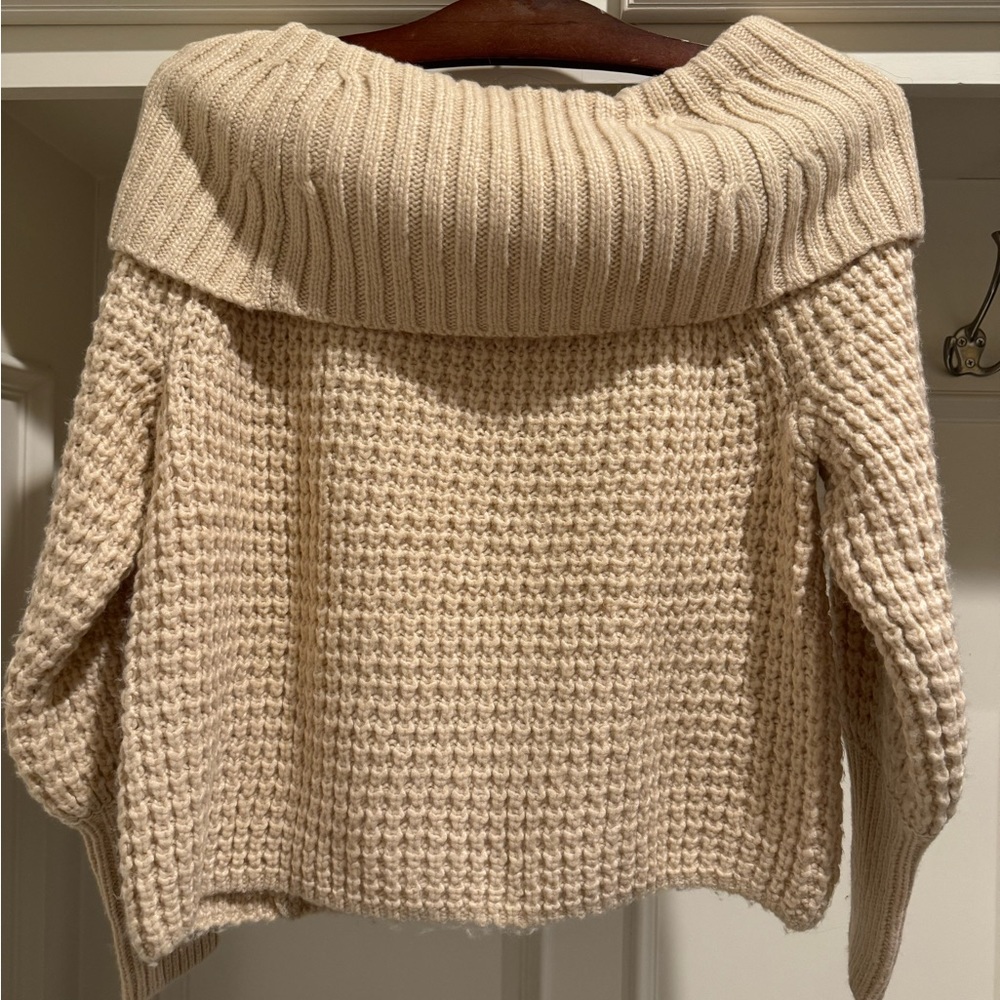 Express Off-Shoulder Sweater - Picture 2 of 5